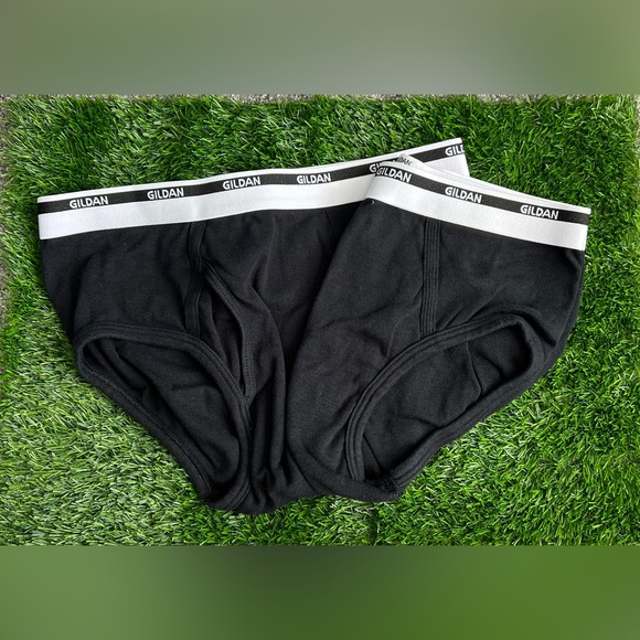 🩲 TWO PAIRS OF NEW BLACK GLIDAN BRIEFS - Picture 1 of 4
